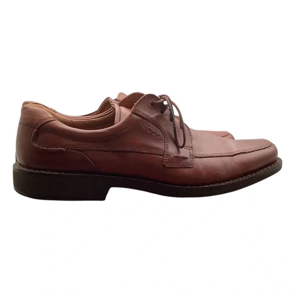 Ecco Men's Brown Leather Dress Shoes size 46 US 12‎